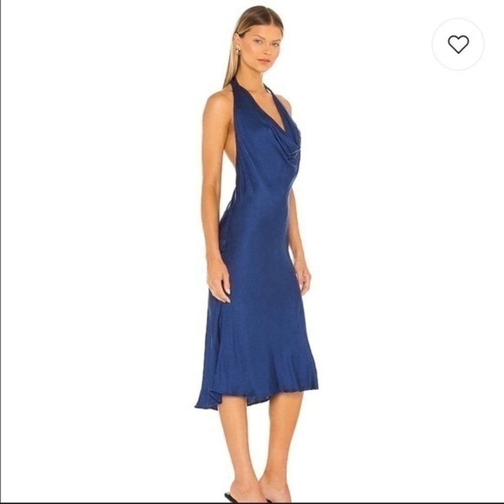 Young Fabulous & Broke Rebel Satin Halter Dress